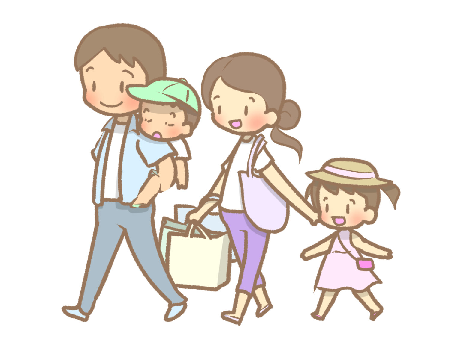 旅行から帰宅時の痛みの原因と症状を解説するイラスト（腰楽院オアシス）